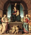 La famille de la Madone Renaissance Pietro Perugino